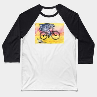 A Woman Needs a Man Like a Fish need a Bicycle Baseball T-Shirt